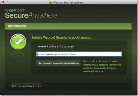 Impossibile disinstallare webroot 2