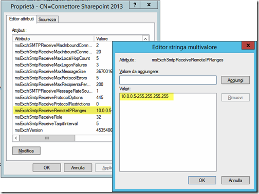 Exchange 2013 CU7 - ADSI Editor