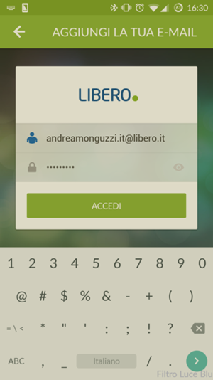 Libero mail cellulare