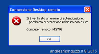 Windows XP RDP e NLA